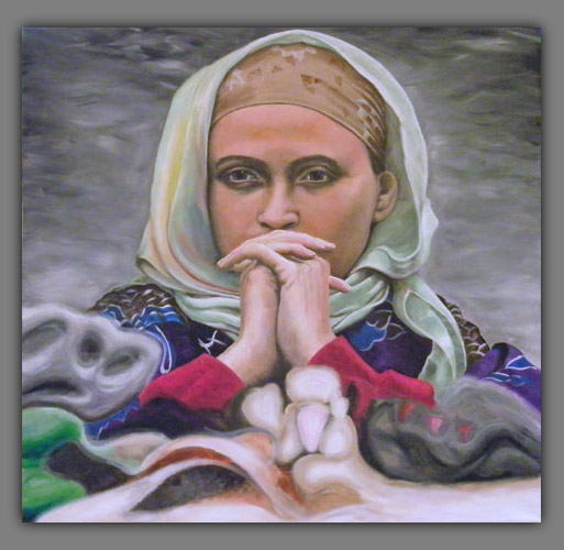 Acrylic: Themed piece for Open Doors Charity